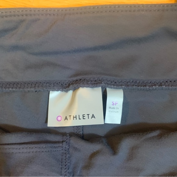 Athleta Flare Leggings Charcoal Gray size Small - Picture 3 of 4